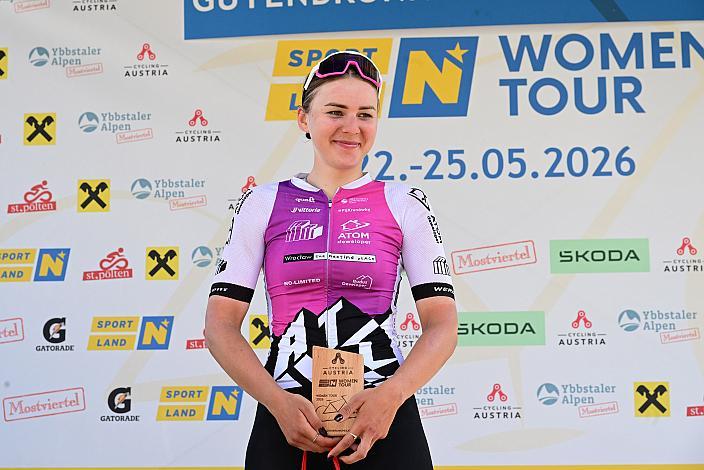 Podest 2. Etappe, 2. Platz Maja Tracka (POL, MAT Atom Deweloper Wroclaw),  Sportland NÖ women tour