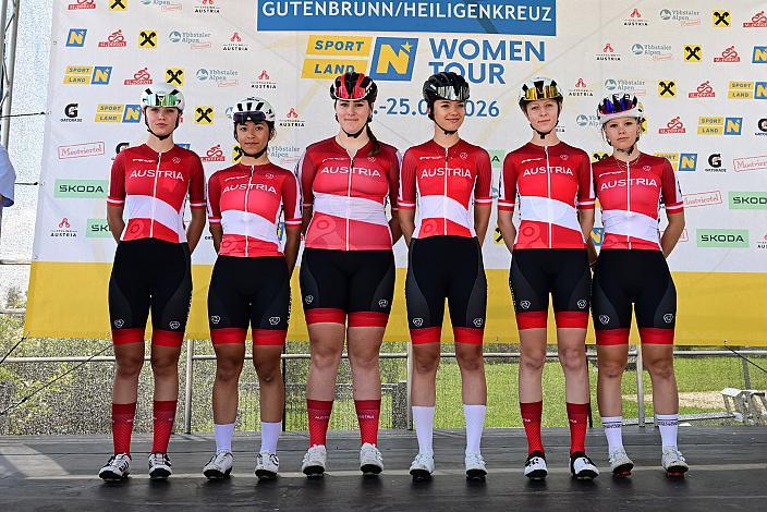 Das Team Österreich 2. Etappe Peloton, Sportland NÖ women tour