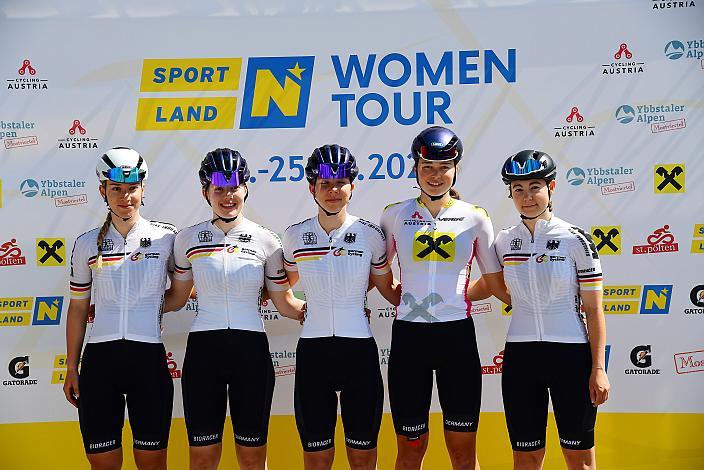 Team Germany und Beste Juniorin Leni Burger (GER, Deutschland). Ybbsitz - Hochkar, Sportland NÖ women tour