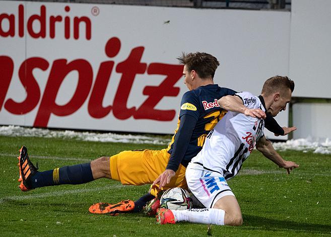 v.l. Maximilian Wöber (FC Red Bull Salzburg), Thomas Goiginger (LASK), Lask vs SFC Red Bull Salzburg, Fussball, Bundesliga