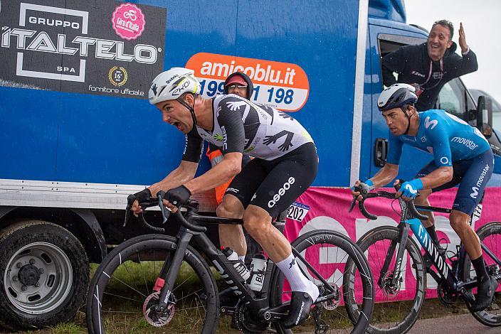 Victor Campenaerts (BEL, Team Qhubeka Assos), Albert Torres (SPA, Moviestar Team) Stage 15 Grado - Gorizia (147km), 104. Giro d Italia, UCI Worl Tour