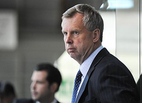 Trainer Robert Daum, EHC Liwest Black Wings Linz vs. HC Energy Karlovy Vary
