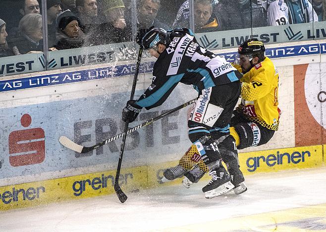 Gerd Kragl (EHC Liwest Black Wings Linz), Chris DeSousa (Vienna Capitals) EHC Liwest Black Wings Linz vs spusu Vienna Capitals