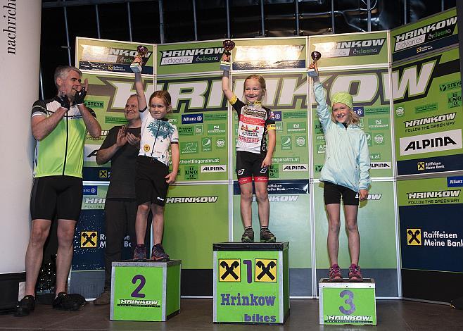 Siegerpodest U9 Weiblich  MTB, Mountainbike