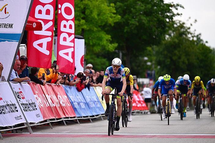 Sieger 1. Etappe Jasper Verbrugge (BEL, Acrog-Tormans), 50. OÖ Junioren Rundfahrt, 1. Etappe Marchtrenk - Marchtrenk