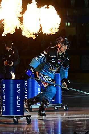 Brian Lebler (Steinbach Black Wings Linz), 45. Runde ICE, Steinbach Black Wings Linz vs FTC-Telekom, Linz AG Eisarena