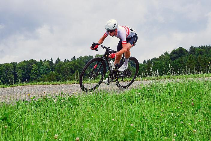 Bester Österreicher Michael Hettegger (AUT, LRV Oberösterreich),  50. OÖ Junioren Rundfahrt, 3. Etappe Bad Wimsbach Strass im Attergau