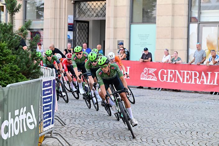Team Hrinkow Advarics in der Führung beim 28. Int. ASVÖ - HRINKOW City Kriterium Steyr, Herren Elite, ÖRV, Radsport, Mountainbike, ELITE Rennrad