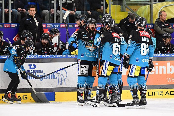 Head Coach Philipp Lukas (Steinbach Black Wings Linz) 36. Runde ICE, Steinbach Black Wings Linz vs EC iDM Wärmepumpen VSV), Linz AG Eisarena 