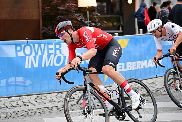 Maximilian Schmidbauer (AUT, WSA KTM Graz), Tim Wafler (AUT, Tirol Cycling Team), Herrenrennen, Kriterium Wels,