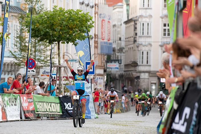 Sieger Daniel Federspiel (AUT, Team Felbermayr Simplon Wels) 23. Int. ASVÖ - HRINKOW MTB-City Kriterium Steyr,  ÖRV, Radsport, Mountainbike
