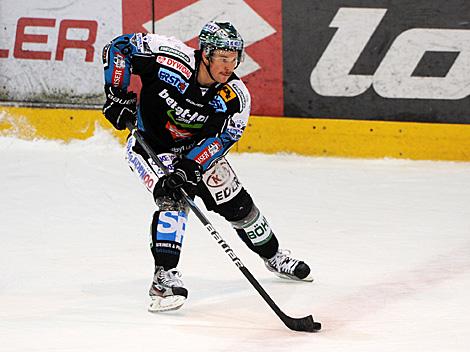 Rob Hisey, Stuermer, EHC Liwest Black Wings Linz vs. HDD Tilia Olimpija Ljubljana 