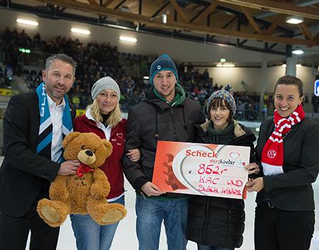 Charity Herzkinder, EHC Liwest Black Wings Linz vs EC KAC