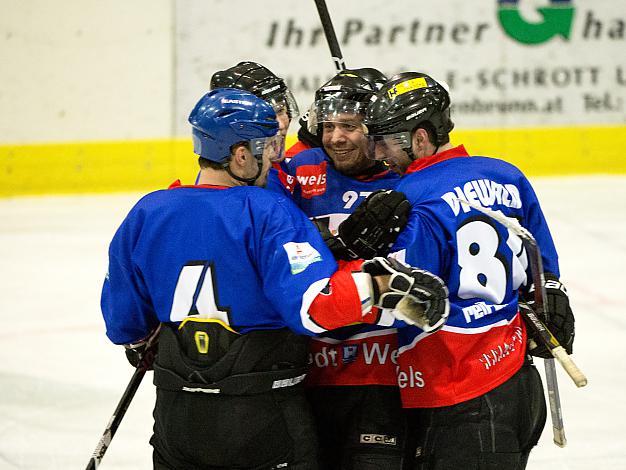 Wels feiert, ECU Amstetten vs EC Win Win Wels