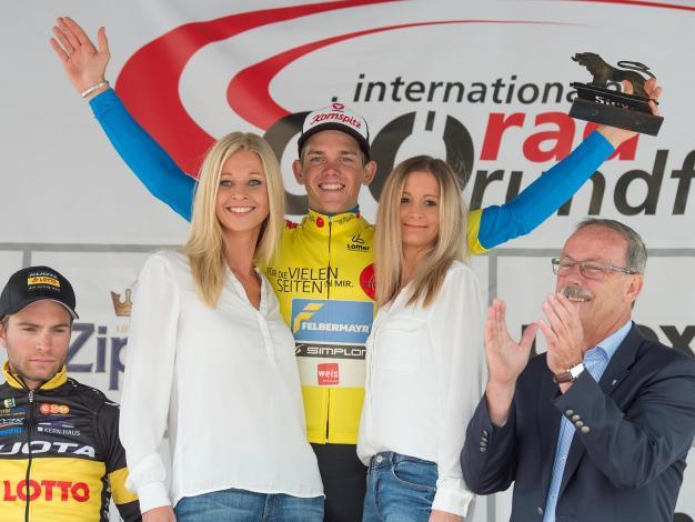 Sieger Gregor Muehlberger, AUT, Team Felbermayr Simplon Wels,  6. Int. OOE Rundfahrt 4. Etappe, Thalheim - Steyr