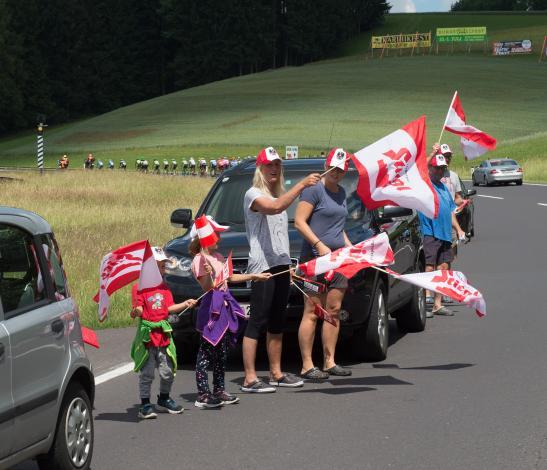 Fans an der Strecke 