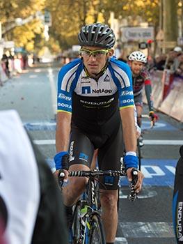Andreas Schillinger, im Ziel des Radrennens, Paris - Tours