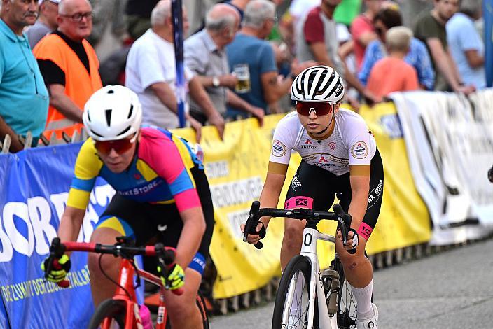 Elisa Winter (AUT, Union Raiffeisen Radteam Tirol) siegt in Braunau. Damen Elite, U23, Cycling League Austria Radliga, Kriterium Braunau am Inn, OÖ