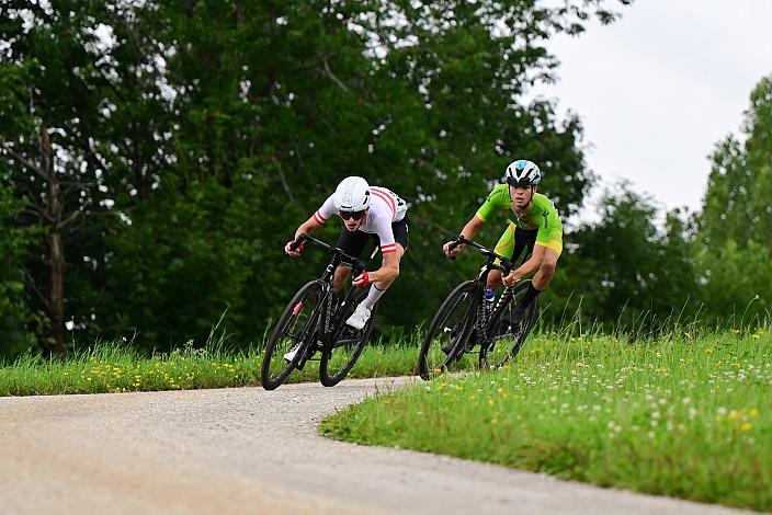 Bester Österreicher Michael Hettegger (AUT, LRV Oberösterreich),  50. OÖ Junioren Rundfahrt, 3. Etappe Bad Wimsbach Strass im Attergau