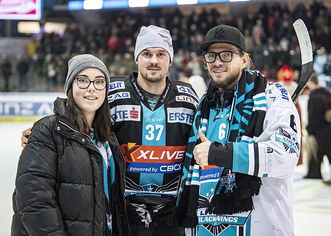 Spieler des Abends Andreas Kristler (EHC Liwest Black Wings Linz),EHC Liwest Black Wings Linz vs HCB Suedtirol Alperia