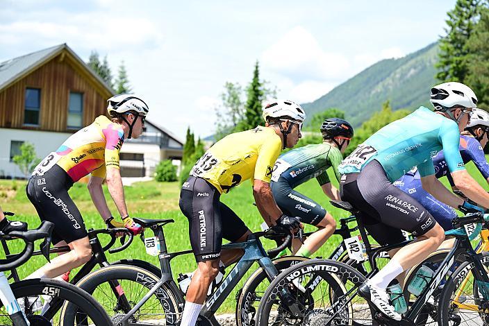Im Gelben Trikot des Gesamtführenden Edgar David Cadena (MEX, Petrolike) 4. Etappe St.Florian /Asten - Hinterstoder/Höss 15. Int. Raiffeisen OÖ-Radrundfahrt UCI Kat. 2.2