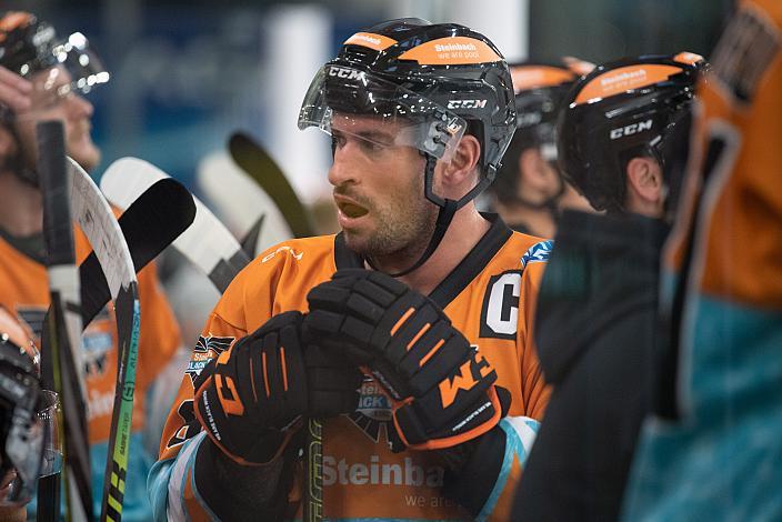 Rafael Rotter (Steinbach Black Wings Linz) Steinbach Black Wings Linz vs EC Bad Nauheim, Testspiel, Eishockey, Bet at Home ICE Hockey League