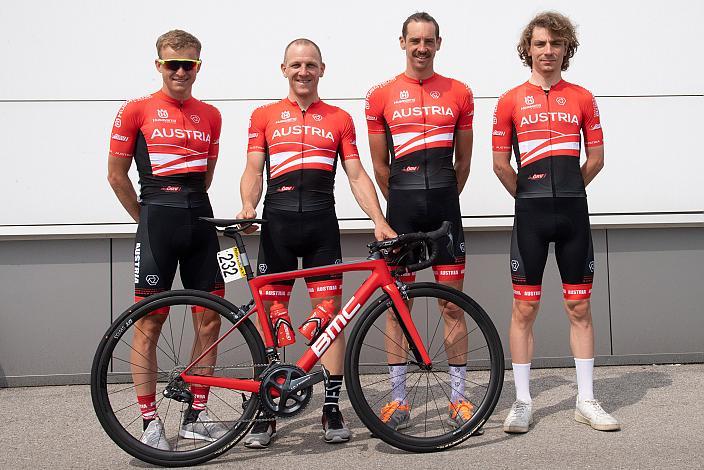 Thomas Umhaller (AUT, Bahn Nationalteam)Andreas Müller (AUT, Bahn Nationalteam), Andreas Graf (AUT, Bahn Nationalteam), Stefan Matzner (AUT, Bahn Nationalteam), 2. Etappe Eferding - Oberneukirchen, Int. Raiffeisen Oberösterreich Rundfahrt UCI Kat. 2.2