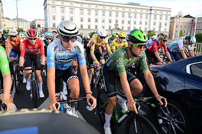 Riccardo Zoidl (AUT, Hrinkow Advarics) Start zur 1. Etappe Linz Hauptplatz - Pöstlingberg, Oberösterreich Rundfahrt