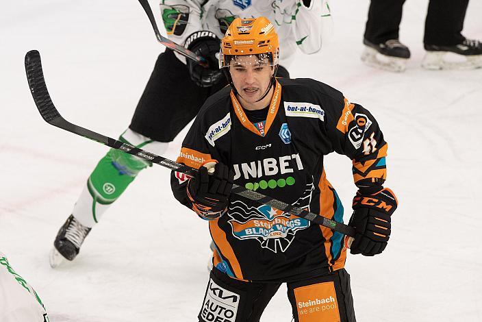 Colin Smith (Steinbach Black Wings Linz) Steinbach Black Wings Linz vs HK SZ OLIMPIJA, bet-at-home ICE Hockey League