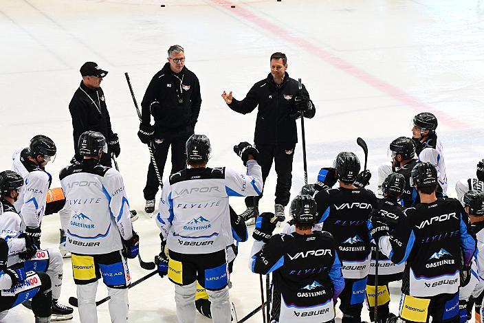 (Steinbach Black Wings Linz) Erstes Eistraining, Steinbach Black Wings Linz , Linz AG Eisarena 