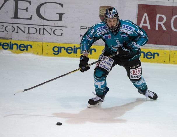 Jonathan D Aversa (EHC Liwest Black Wings Linz)  EHC Liwest Black Wings Linz vs EC KAC, Pick Round