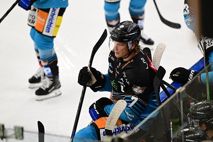 Brian Lebler (Steinbach Black Wings Linz), 19. Runde ICE, Steinbach Black Wings Linz vs HC Pustertal Wölfe, Linz AG Eisarena 
