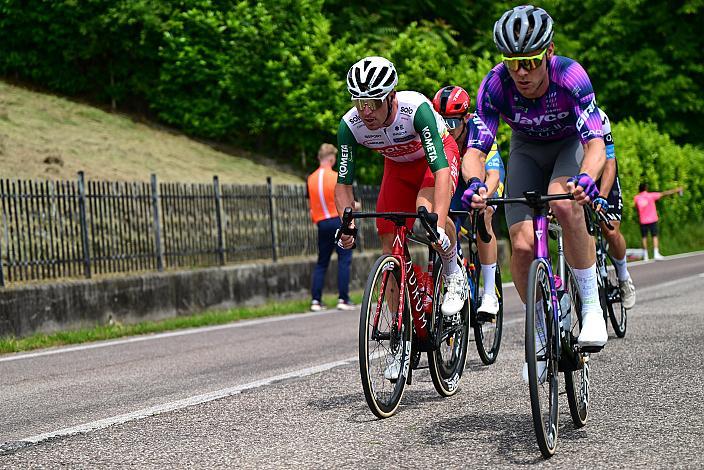 Mirco Maestri (ITA, Polti - VisitMalta), Michael Hepburn (AUS, Team Jayco AlUla) 108. Giro d Italia, Stage 14, Fiume Veneto - Asiago (219km)