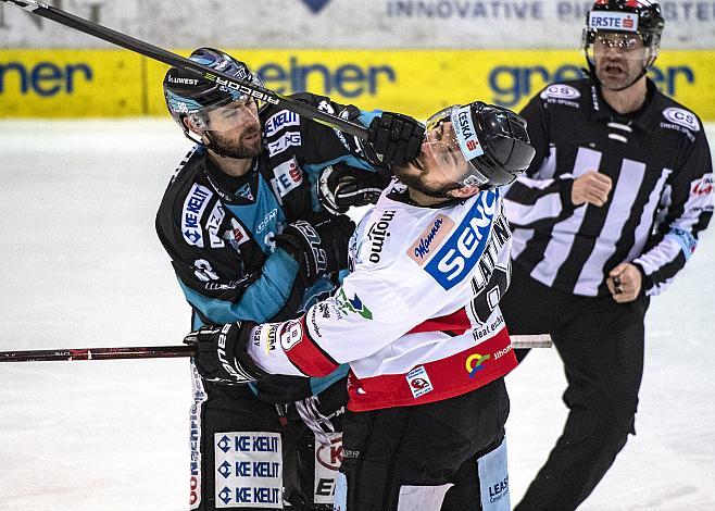 Dan DaSilva (EHC Liwest Black Wings Linz), Jan Lattner (HC Orli Znojmo) EHC Liwest Black Wings Linz vs HC Orli Znojmo