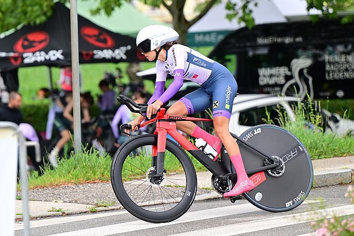 Franziska Ehrenreich (AUT, Union Raiffeisen Radteam Tirol)  Zeitfahren Herzogenburg,  3. Etappe Sportland NOE WOMEN Tour