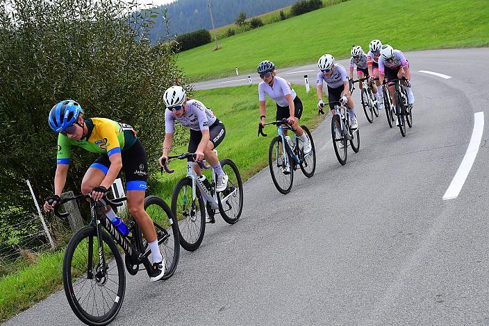 Therese Feuersinger (AUT, Union Ebbs), Rahel Aschwanden (SUI, Spar CTO Woman), Jana Meus (GER, Team CORA - Coburger Radsport e.V.), Damen Elite, U23, Cycling League Austria Radliga, Mühlviertler Hügelwelt Classic Elite Damen, Königswiesen, OÖ