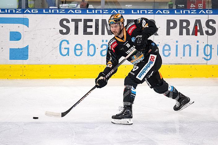 Marc-Andre Dorion (Steinbach Black Wings Linz) Steinbach Black Wings Linz vs HC TIWAG Innsbruck - Die Haie. Runde 35, ICE Hockey League, Steinbach Black Wings Linz, Linz AG Eisarena 