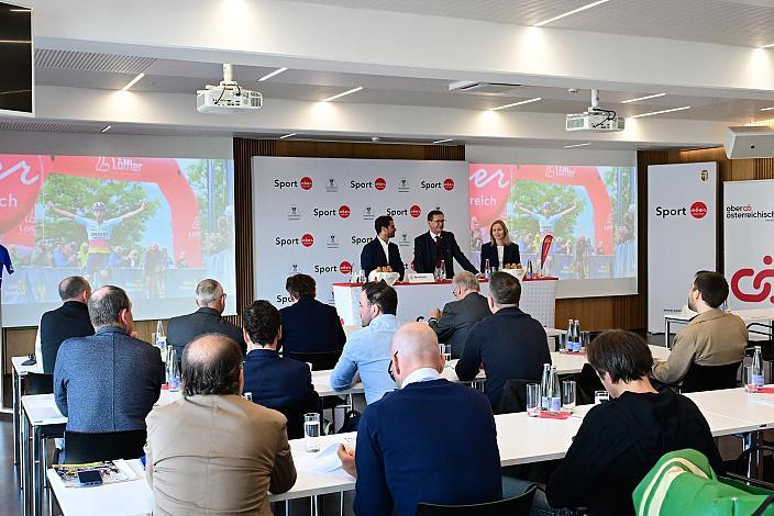 Pressekonferenz Int. Raiffeisen Oberösterreich Rundfahrt (UCI Kat. 2.2), Olympiazentrum Linz  