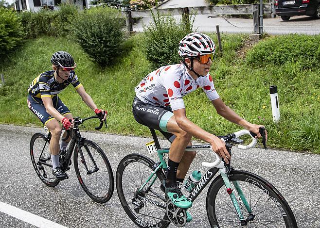 v.l. Etappensieger und Gesamtsieger Marco Brenner (GER, Auto Eder Bayern) 3. Etappe Bad Wimsbach - Gmundner Berg, OberÃ¶sterreich Junioren Rundfahrt