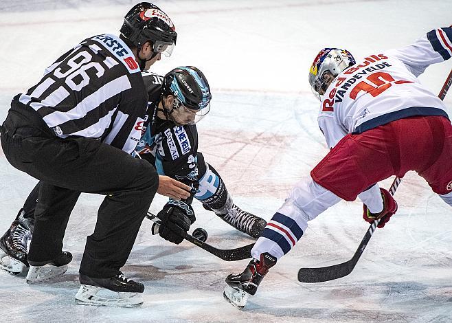 Rick Schofield (EHC Liwest Black Wings Linz), Christopher Van de Velde (EC Red Bull Salzburg)  EHC Liwest Black Wings Linz vs EC Red Bull Salzburg
