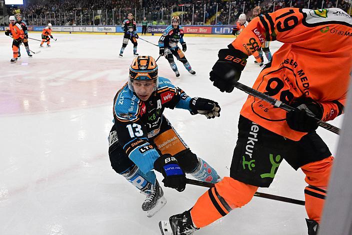 Gerd Kragl (Steinbach Black Wings Linz) Win2Day ICE Hockey League,  Steinbach Black Wings Linz vs Moser Medical Graz 99ers,  Linz AG Eisarena 
