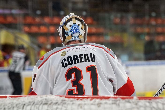 Tormann Jared Coreau (iClinic Bratislava Capitals) Steinbach Black Wings 1992 vs iClinic Bratislava Capitals, Qualifikationsrunfe Eishockey, Bet at Home ICE Hockey League