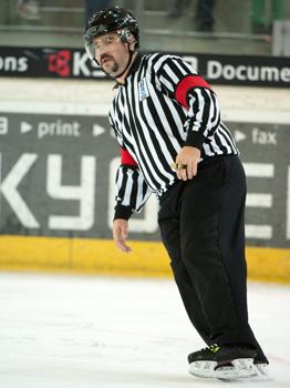 Georg Veit, Schiedsrichter,  Oesterreich vs Weissrussland, IIHF Euro Hockey Challenge