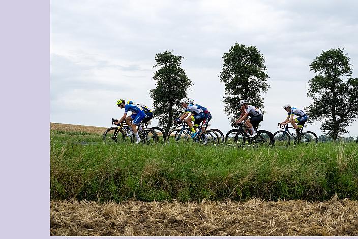 Jasper Verbrugge (BEL, Acrog-Tormans), Zeno Levi Winter (GER, Team Deutschland), Sune De Valck (BEL, Soudal Quick-Step U19), Mats Vanden Eynde (BEL, Acrog-Tormans), Fabio Segatta (ITA, U.S. Montecorona),  Oscar Amey (GBR, Willebrord Wil Vooruit), 50. OÖ Junioren Rundfahrt, 1. Etappe Marchtrenk - Marchtrenk
