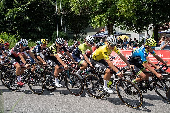 Der Gesamtsieger im Gelben Trikot Frank Aron Ragilo (EST, Cannibal Team), Bad Wimsbach - Strass im Attergau, Int. "Keine Sorgen" Junioren Rundfahrt UCI Kat. 2.1 MJ