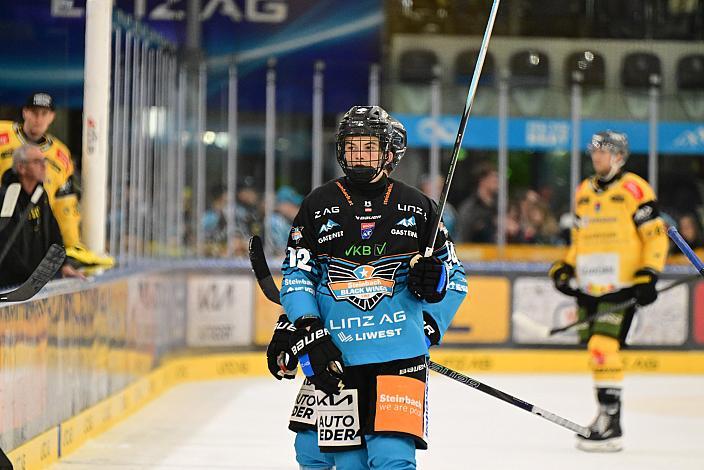 Jonathan Oschgan (Steinbach Black Wings Linz), 19. Runde ICE, Steinbach Black Wings Linz vs HC Pustertal Wölfe, Linz AG Eisarena 