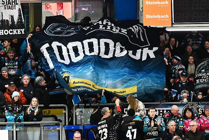34. Runde ICE, Steinbach Black Wings Linz vs Hydro Fehervar AV 19, Linz AG Eisarena 