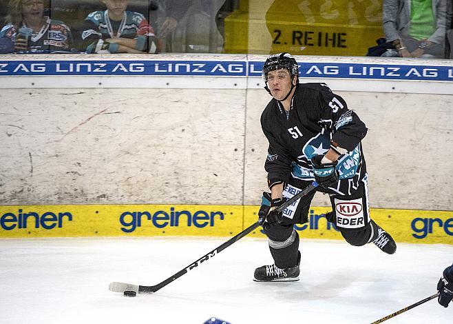 Daniel Woger (EHC Liwest Black Wings Linz)  Testspiel, EHC Liwest Black Wings Linz vs CEZ Motor Ceske Budejovice