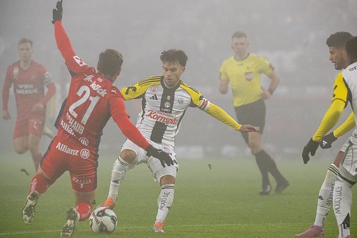 Sascha Horvath (LASK Linz), Luis Schaub (SK Rapid Wien), Fussball LASK vs SK Rapid  2025 - 2026