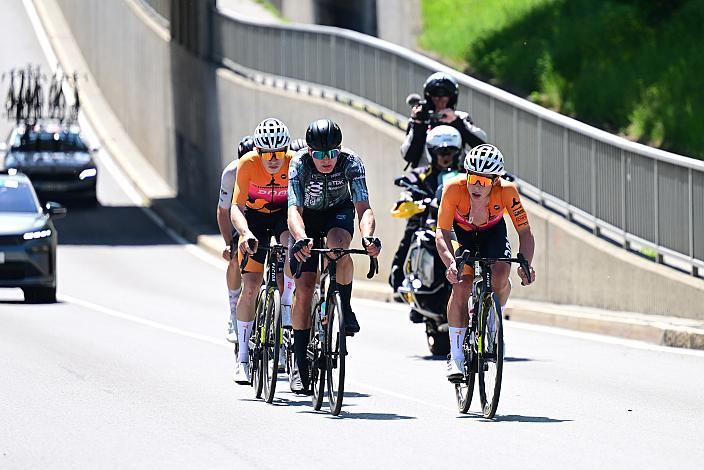Die Ausreisser mit Gregor Stadlbauer (AUT, Cycling Team Schwingshandl), Josef Dirnbauer (AUT, Cycling Team Schwingshandl) Herren Elite, U23, Road Cyling League Austria, Radliga, GP Vorarlberg, Nenzing